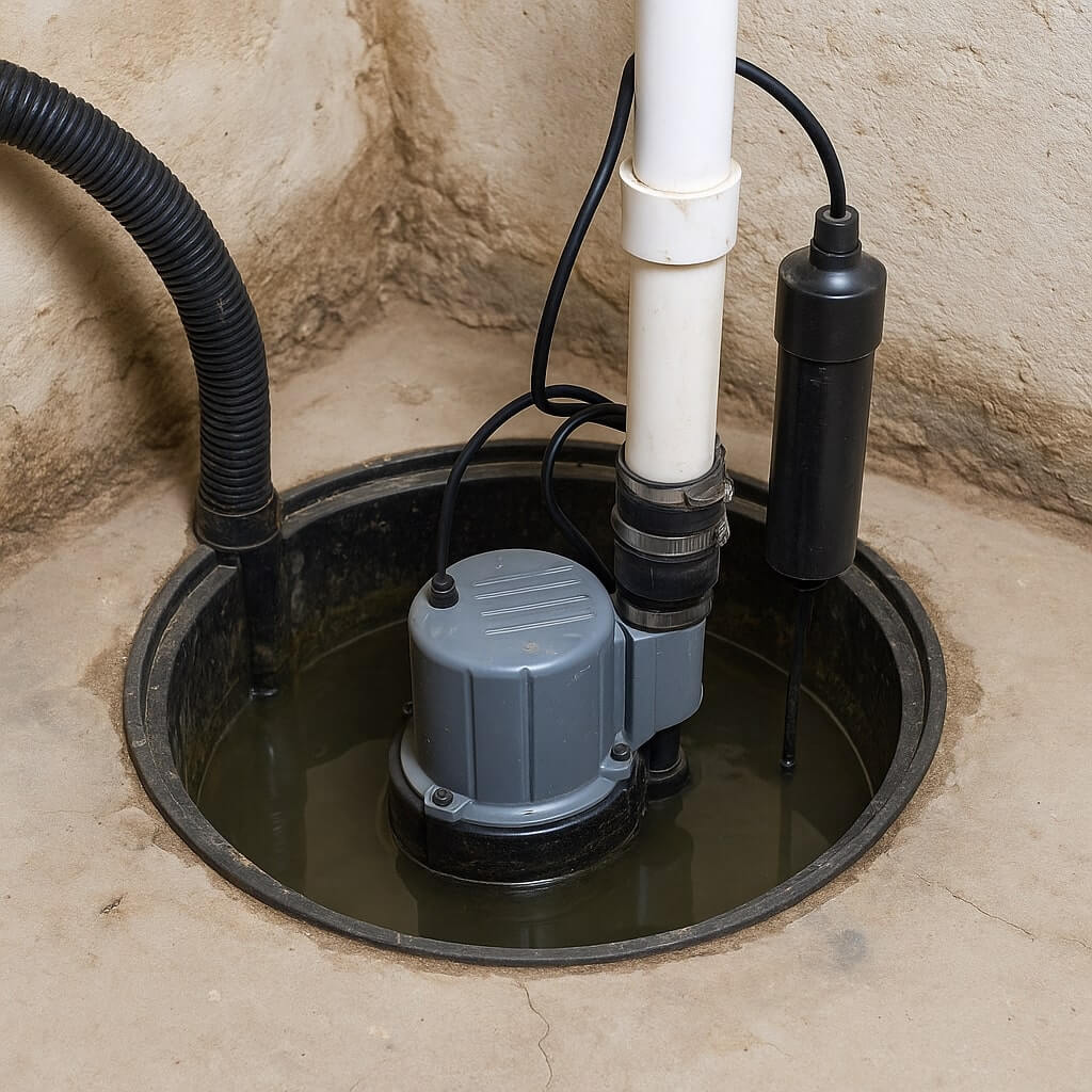 what does a sump pump do to waterproof your basement